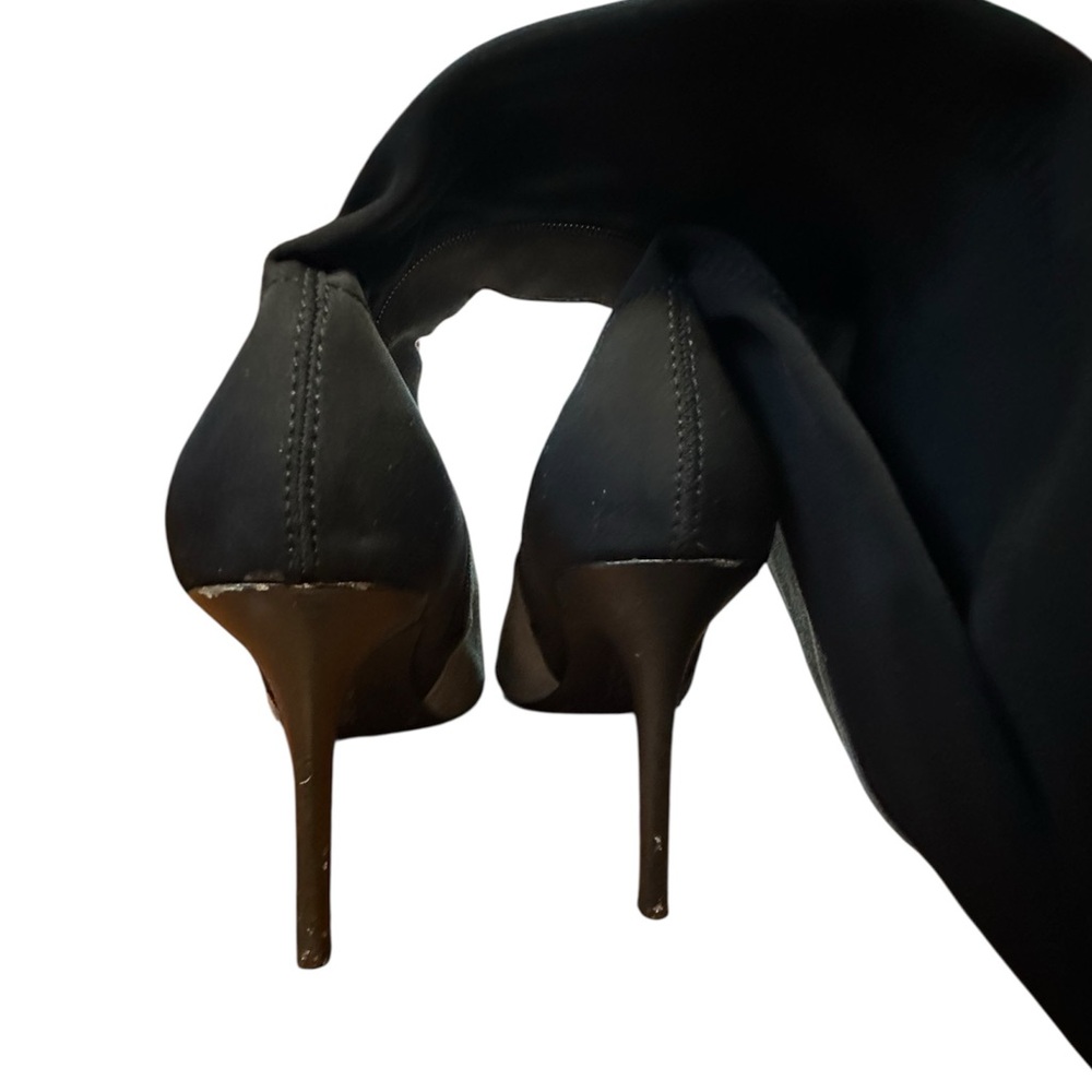 Charles David | Grey Suede & Black Neoprene‎ Over-the-Knee Boots, 8 - Picture 10 of 14
